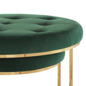 Ec- 2 in 1 VELVET NESTING COFFEE TABLE